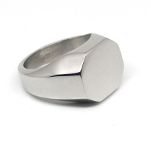 Yudan Factory Wholesale Stainless Steel Flat Ring For Mens